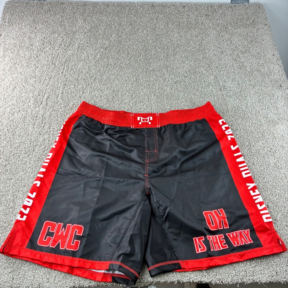 MyHouse Sports Gear Mens Disney DIIAS 2023 Athletic Shorts 3XL Black Red‎